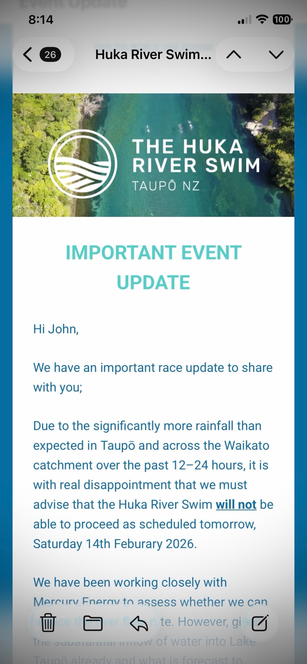 No swim for&nbsp;you!